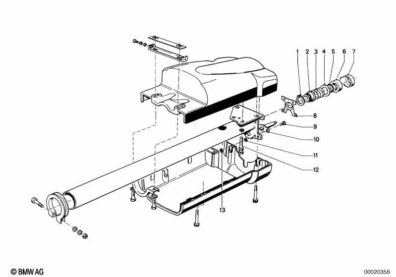 Lenksäule Mantelrohr/Verkleidung