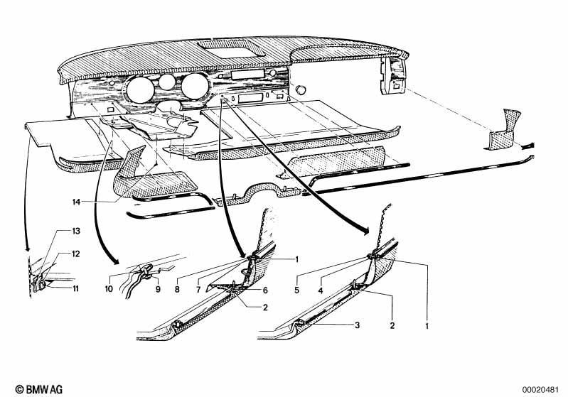 Verkleidung Instrumententafel