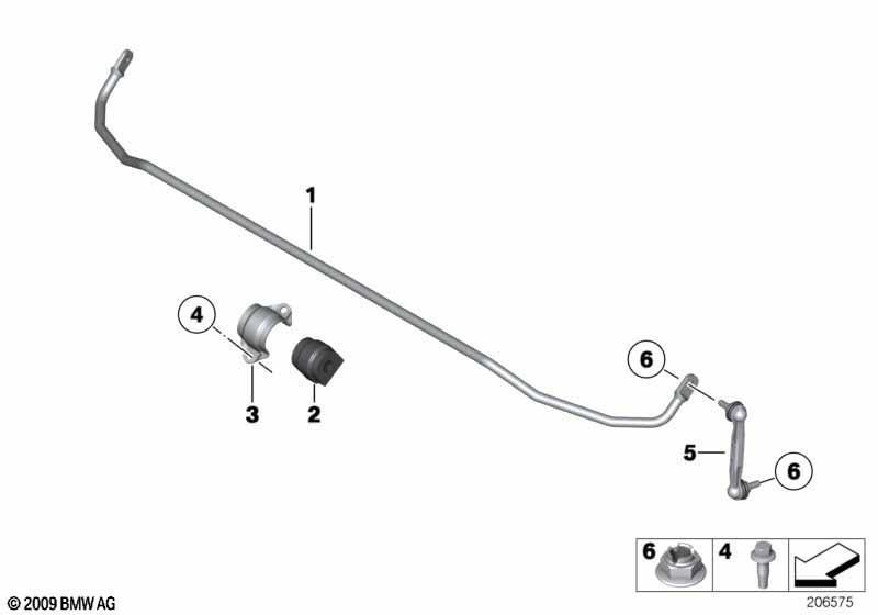 Stabilisator hinten