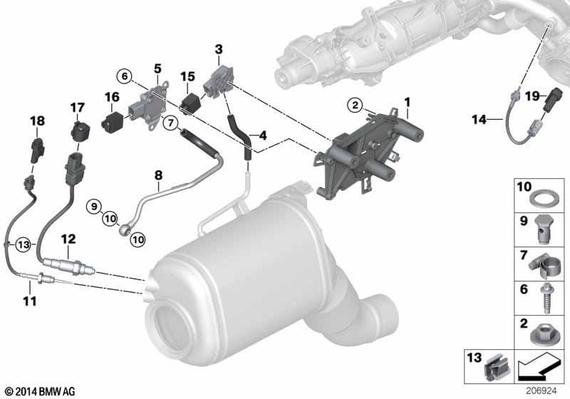 Dieselpartikelfiltersensorik/Anbauteile