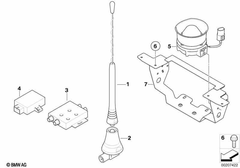 Behörden Funkantenne/Druckkammerlautspr.