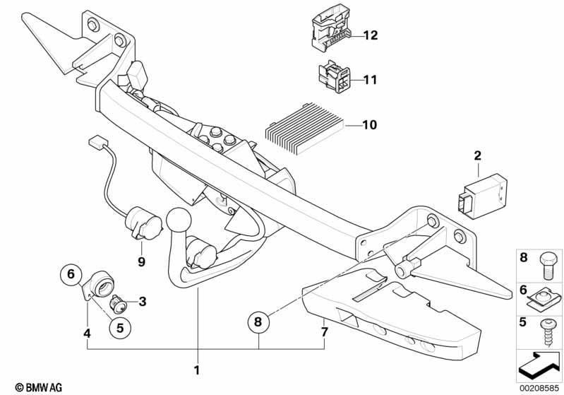 Anhängerkupplung elektrisch schwenkbar