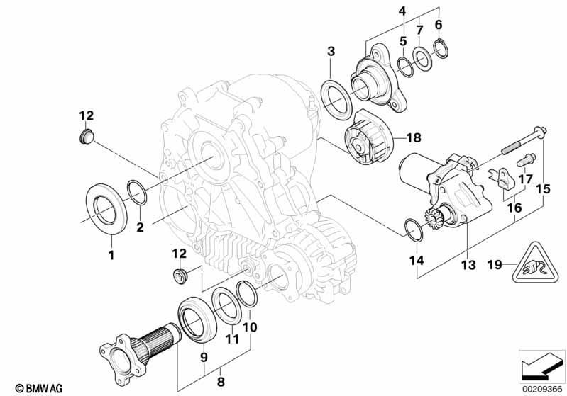 Verteilergetriebe Einzelteile ATC 300