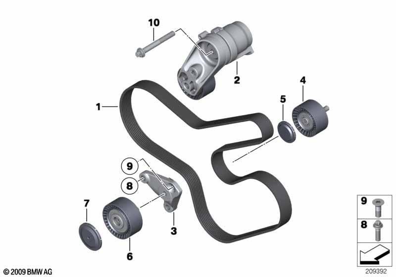 Riementrieb-Generator/Klima/Lenkhilfe