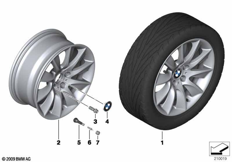 BMW LM Rad Turbinenstyling 329 - 18"