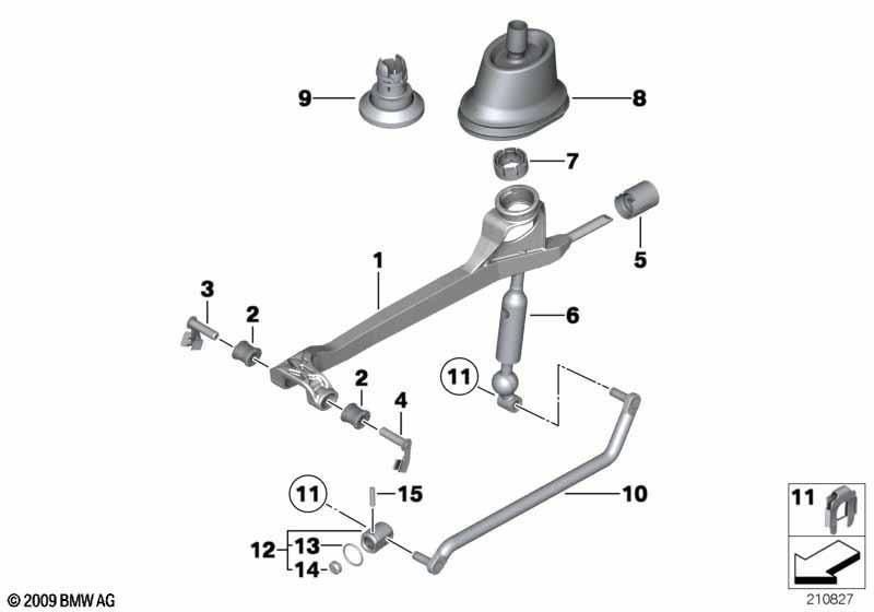 Schaltung mechanisches Getriebe