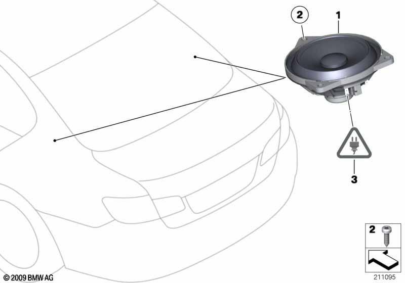 Einzelteile Stereo System Ablegeboden