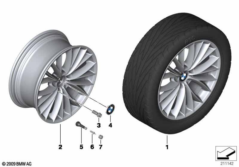 BMW LM Rad V-Speiche 342