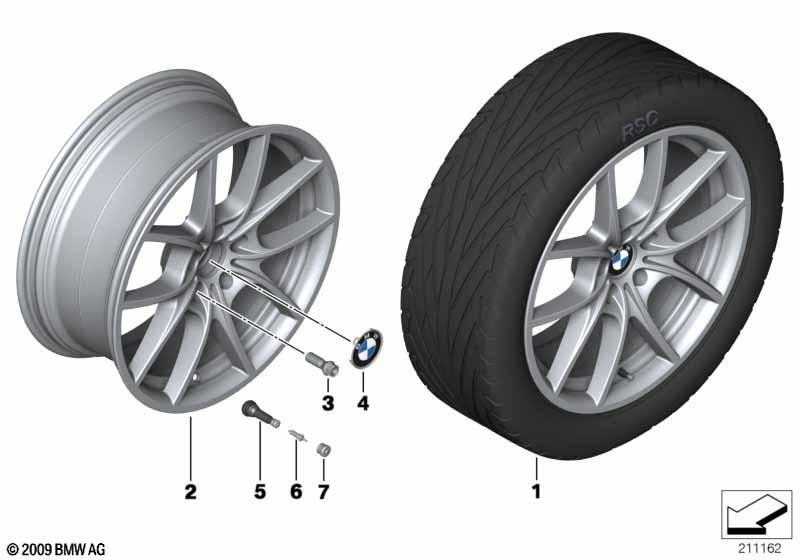 BMW LM Rad V-Speiche 356