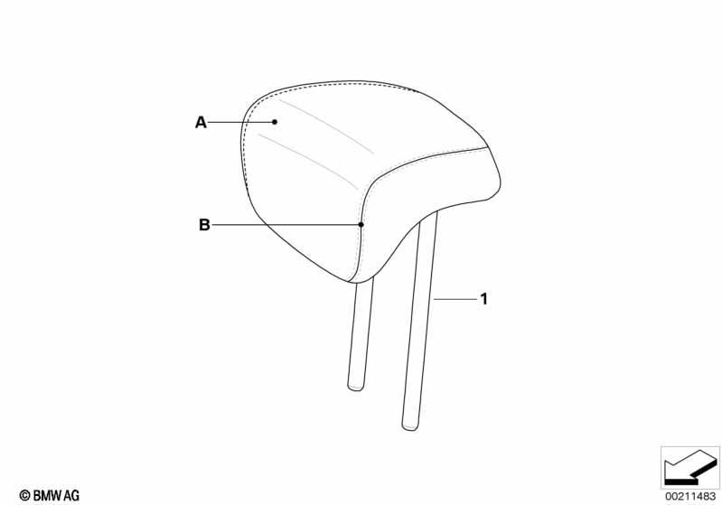 Individual Kopfstütze hinten