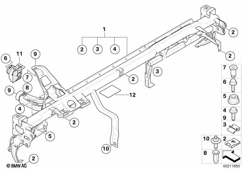 Träger Instrumententafel