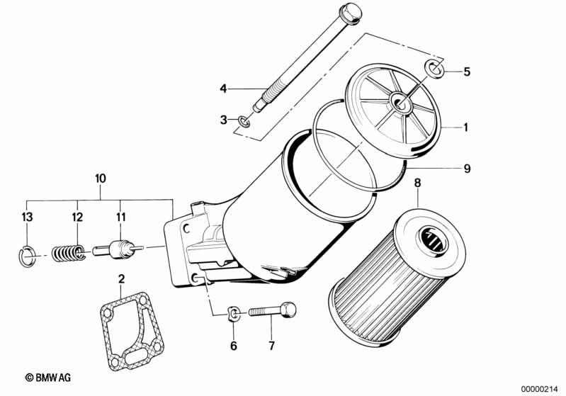 Ölversorgung-Ölfilter