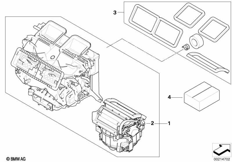 Gehäuseteile Klimaautomatik Valeo