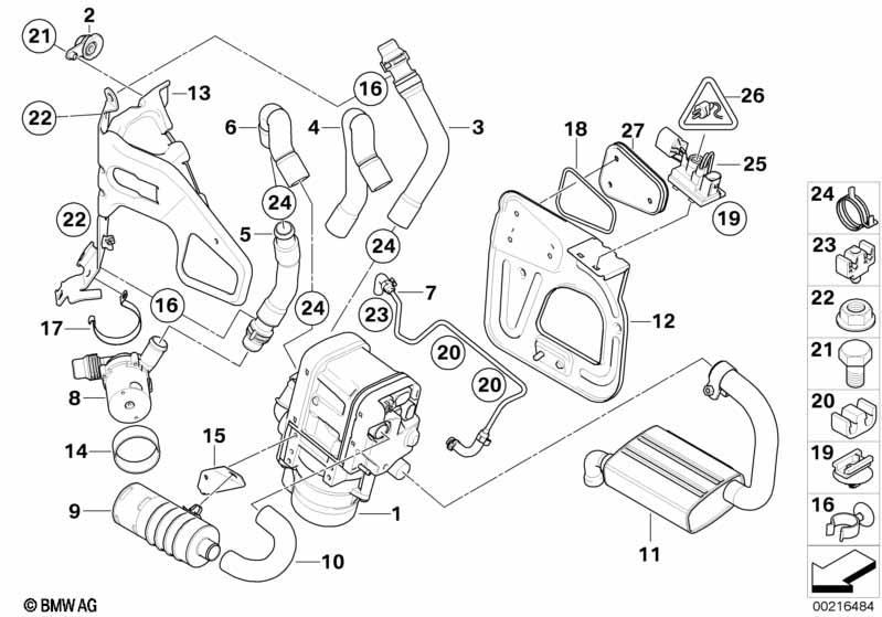 Ersatzteile Standheizung Bypass-System