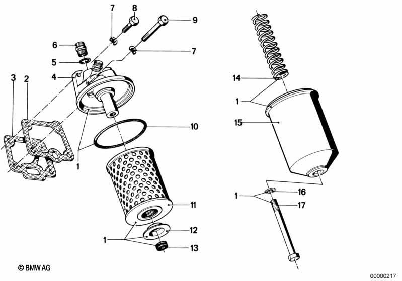 Ölversorgung-Ölfilter