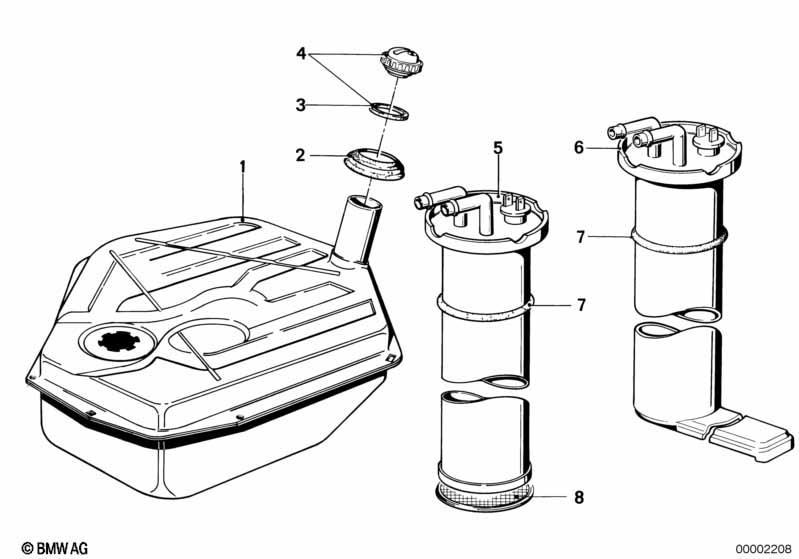 Kraftstofftank/Anbauteile