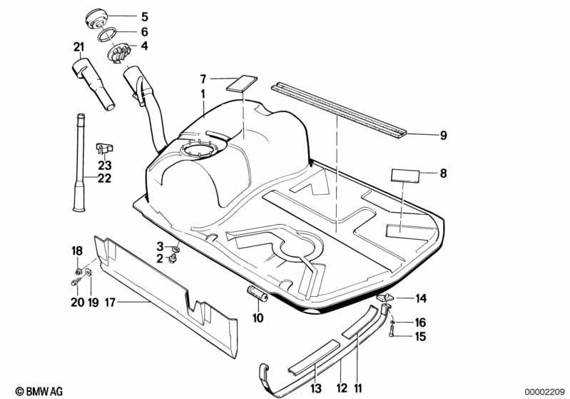 Kraftstofftank Metall