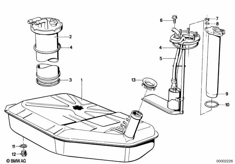 Kraftstofftank/Kraftstofförderung