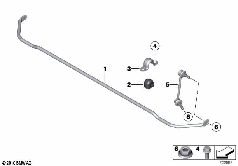 Stabilisator hinten