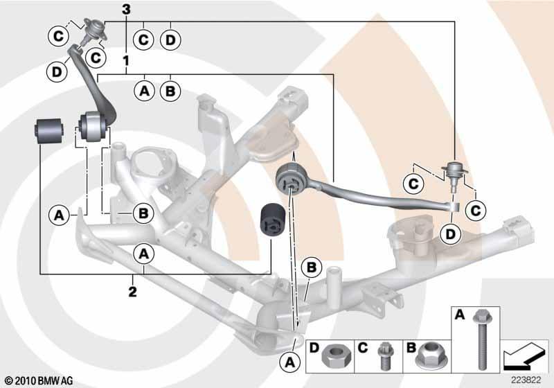 Service Kit Zugstrebe / Value Parts