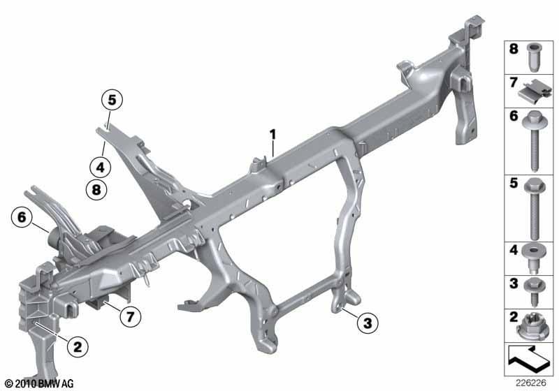 Träger Instrumententafel