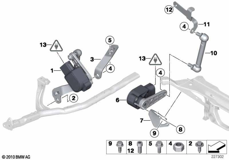 Sensor Leuchtweitenregulierung