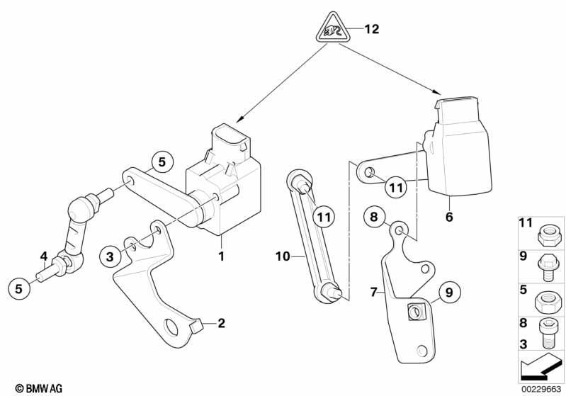 Sensor Leuchtweitenregulierung