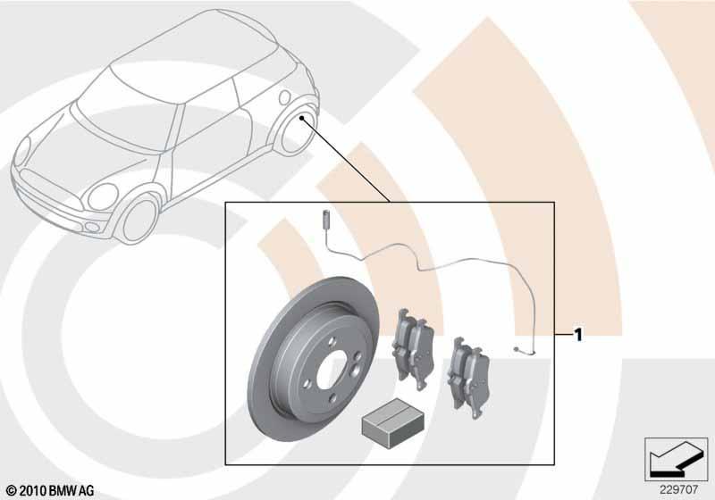 Service Kit Bremsscheiben / Value Parts