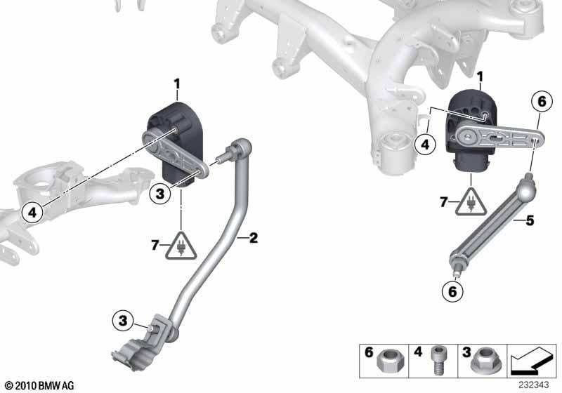 Sensor Leuchtweitenregulierung