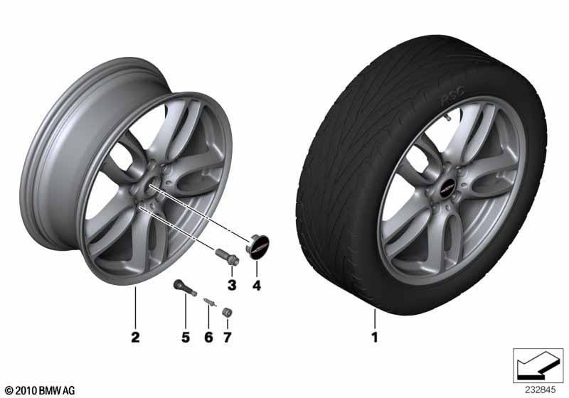 JCW LM Rad Double Spoke R129