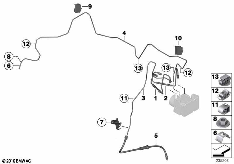 Bremsleitung vorne