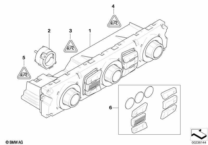 Bedienteil Klimaautomatik High