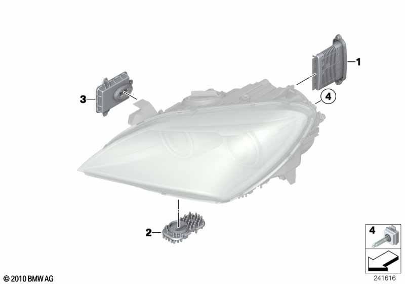 Scheinwerfer Elektronikteile Xenonlicht