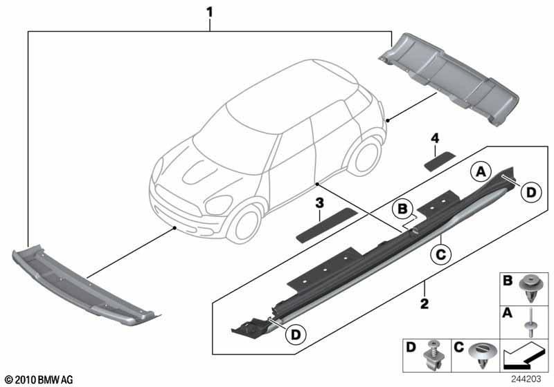 Optischer Unterfahrschutz - R60