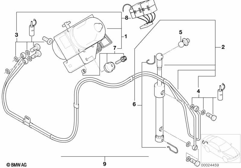 EH-Verdeck Hydraulikteile