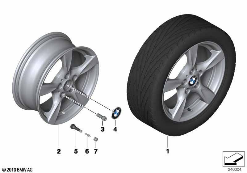 BMW LM Rad Sternspeiche 371