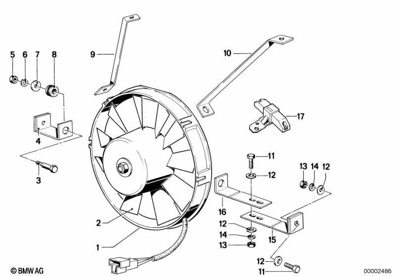 Zusatzlüfter elektrisch