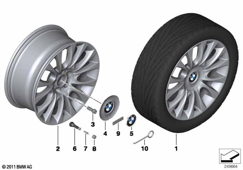 BMW LM Rad Individual V-Speiche 349 -19"