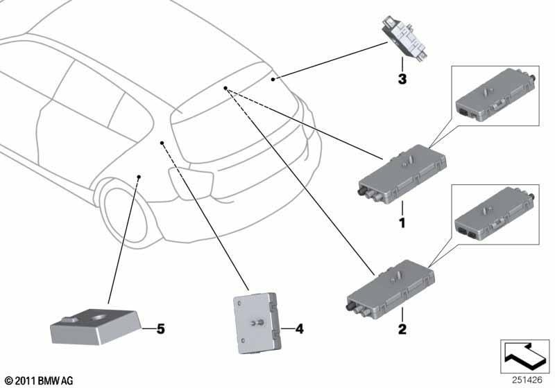 Einzelteile Antennenverstärker