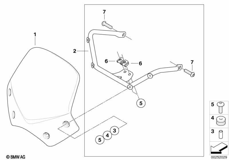 Windschild Sport