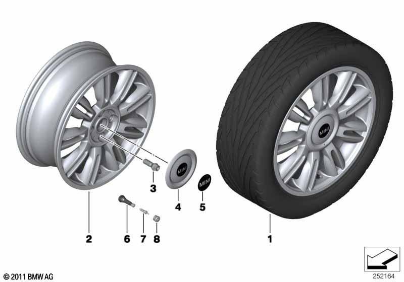 MINI LM Rad Twin Blade Spoke 130