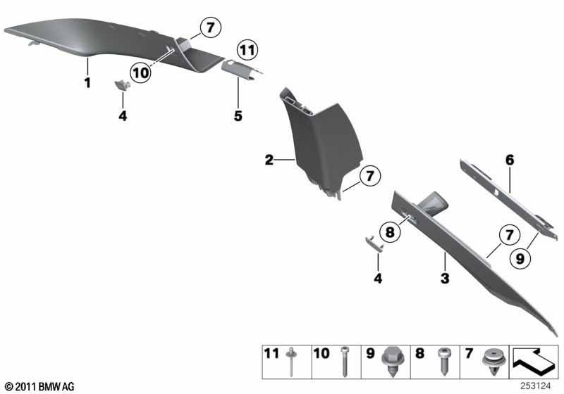 Verkleidung A- / B- / C-Säule