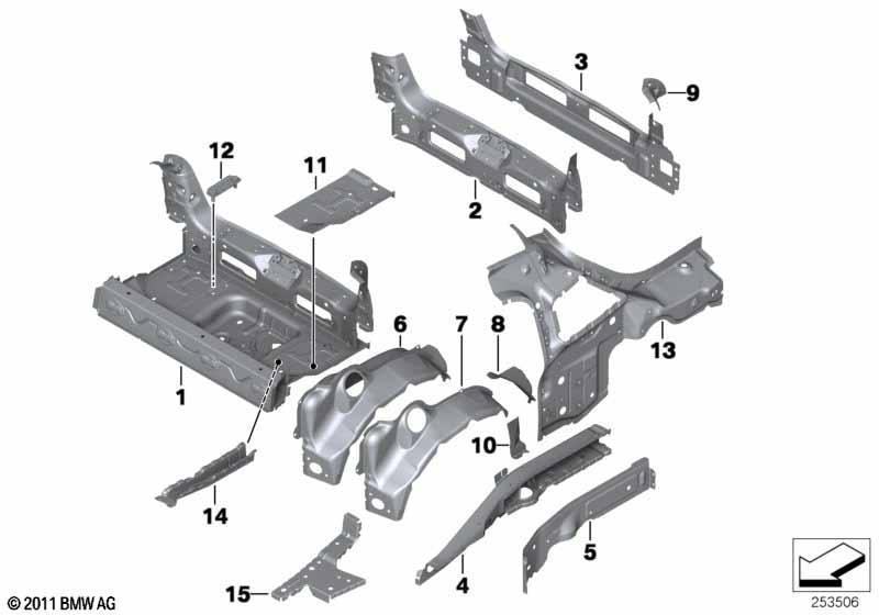 Gepäckraumboden Anbauteile