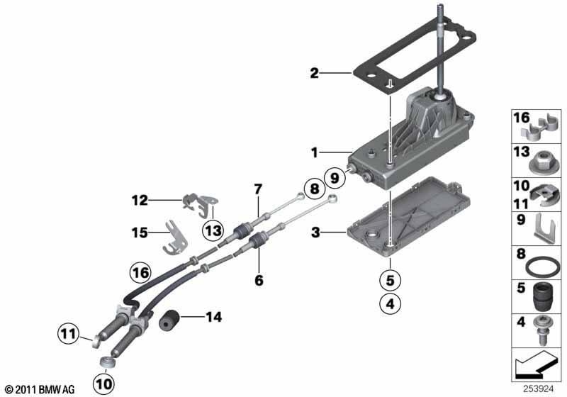 Schaltung mechanisches Getriebe