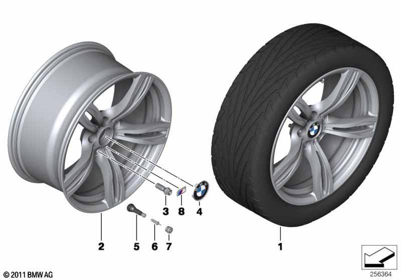 BMW LM Rad M Doppelspeiche 343 - 20"