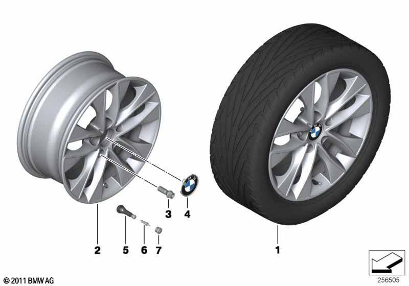 BMW LM Rad V-Speiche 412