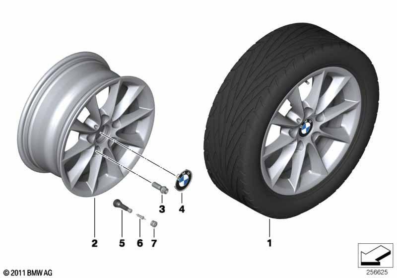 BMW LM Rad V-Speiche 411