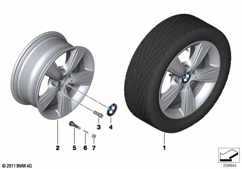 BMW LM Rad Sternspeiche 376