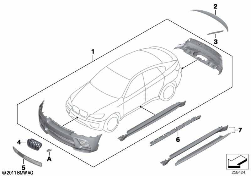 M Performance Aerodynamik-Zubehörteile