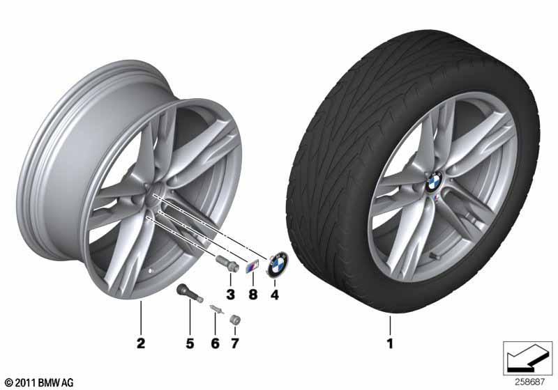 BMW LM Rad M Doppelspeiche 373 - 20"